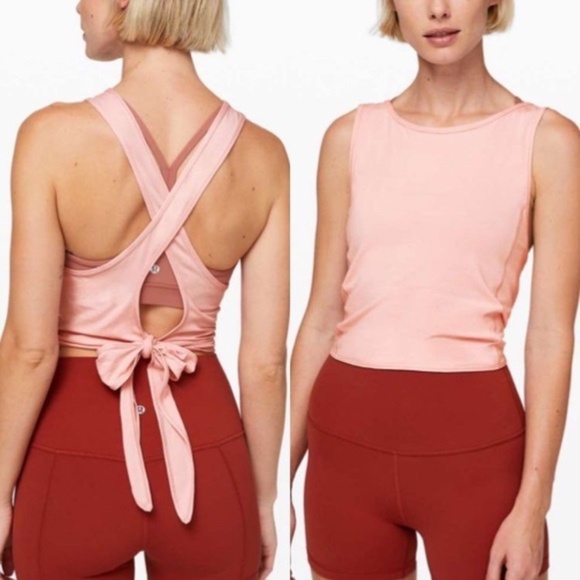 Lululemon Turn to Tie tank Pink size 8 - Picture 1 of 5